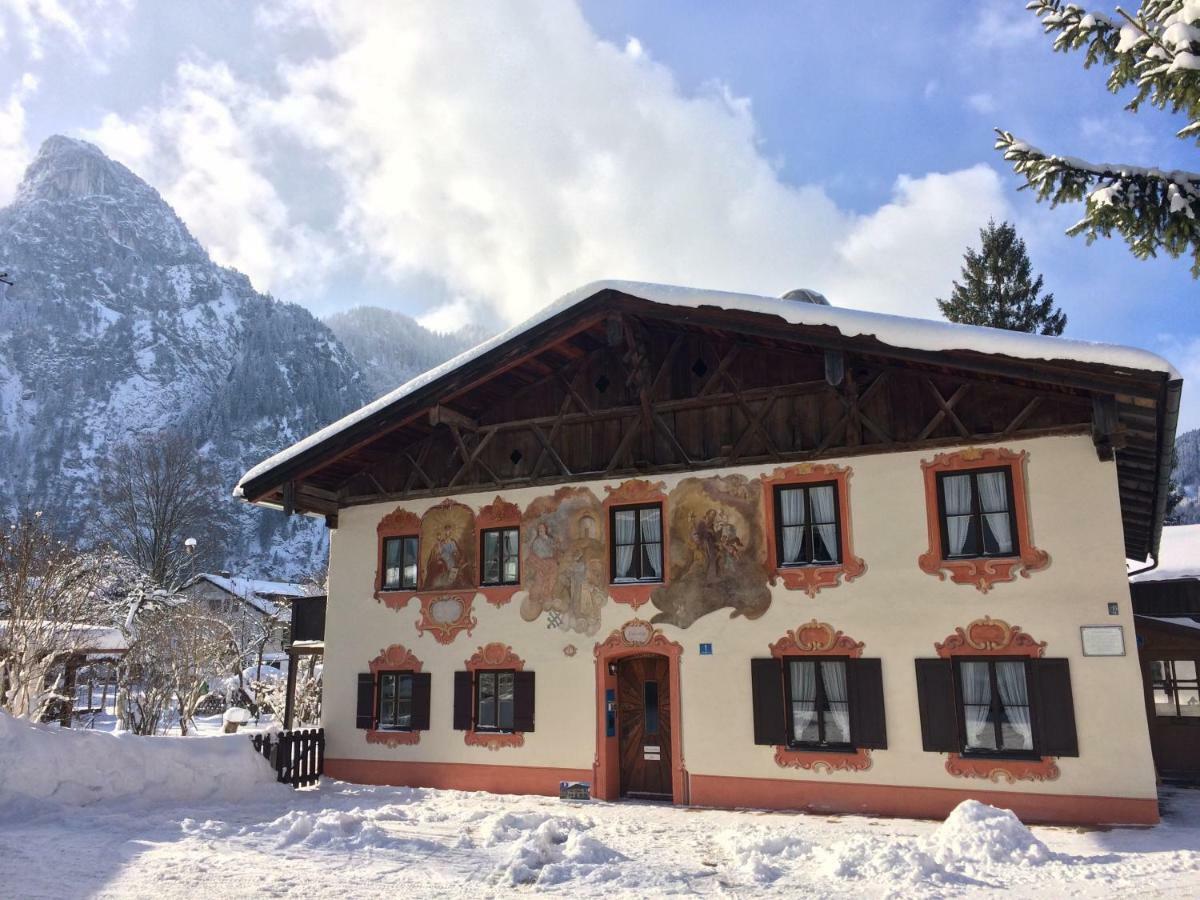 Ferienwohnungen Im Lueftlmalereck, Mussldomahaus Oberammergau Exterior photo